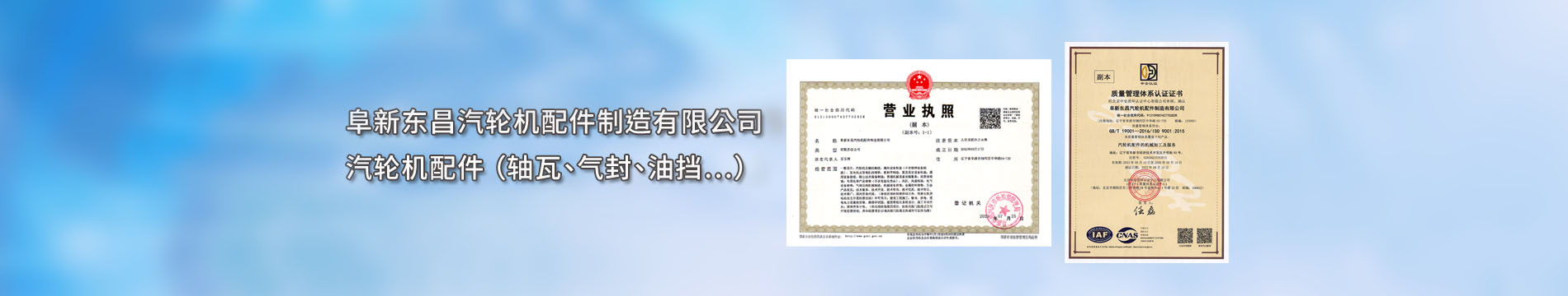 阜新東昌汽輪機配件制造有限公司 阜新東昌汽輪機配件制造有限公司
